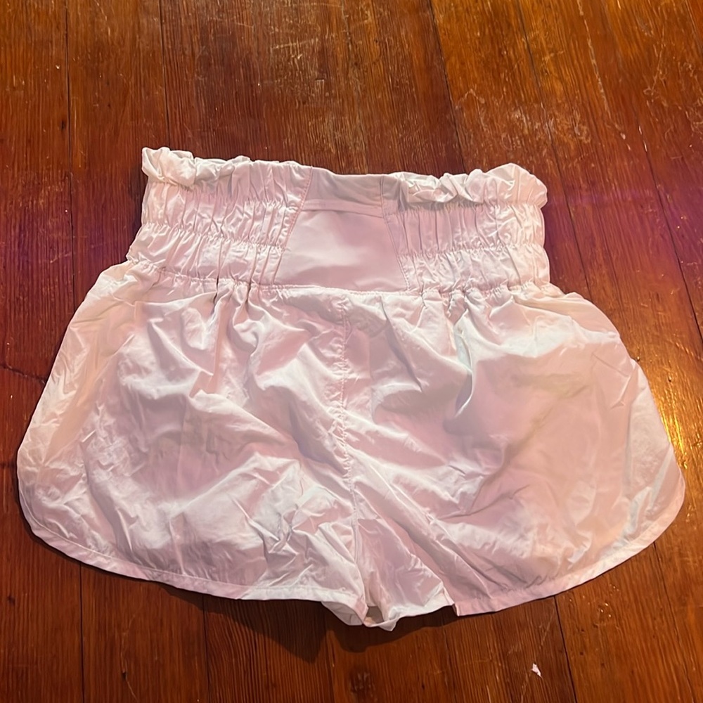 White free people movement flowy shorts
